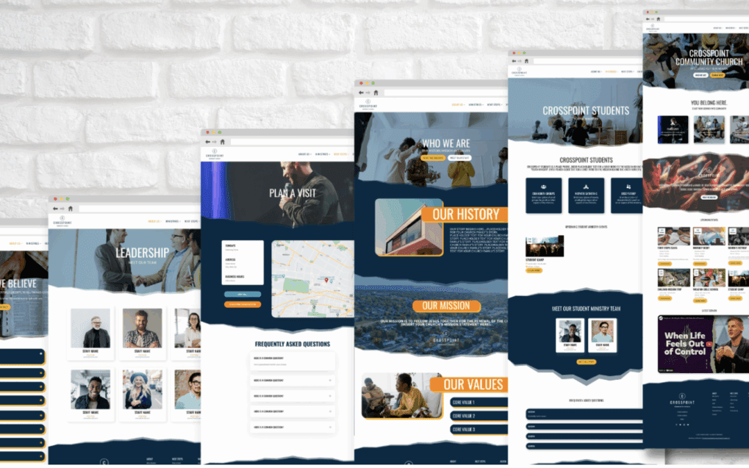 Church Branding, Logo Design & WordPress Website